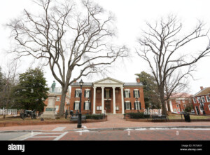 Albemarle County Court Building In Court Square Adjacent To Justice