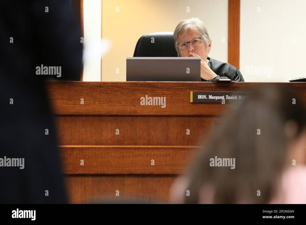 Allegan County Circuit Court Judge Margaret Zuzich Bakker Is Shown 