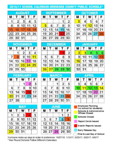 Broward County 2022 Calendar Printable Word Searches
