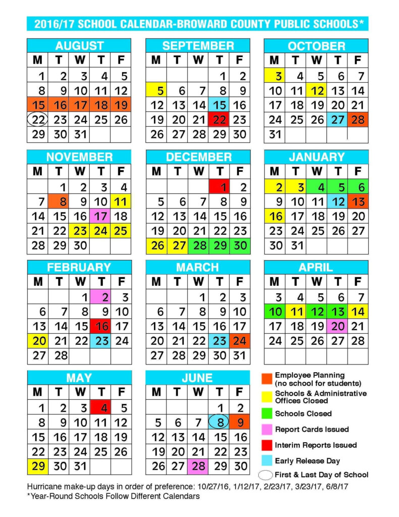 Broward County 2022 Calendar Printable Word Searches