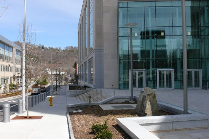 Buncombe County Courthouse New Courts Building Building Glass And 