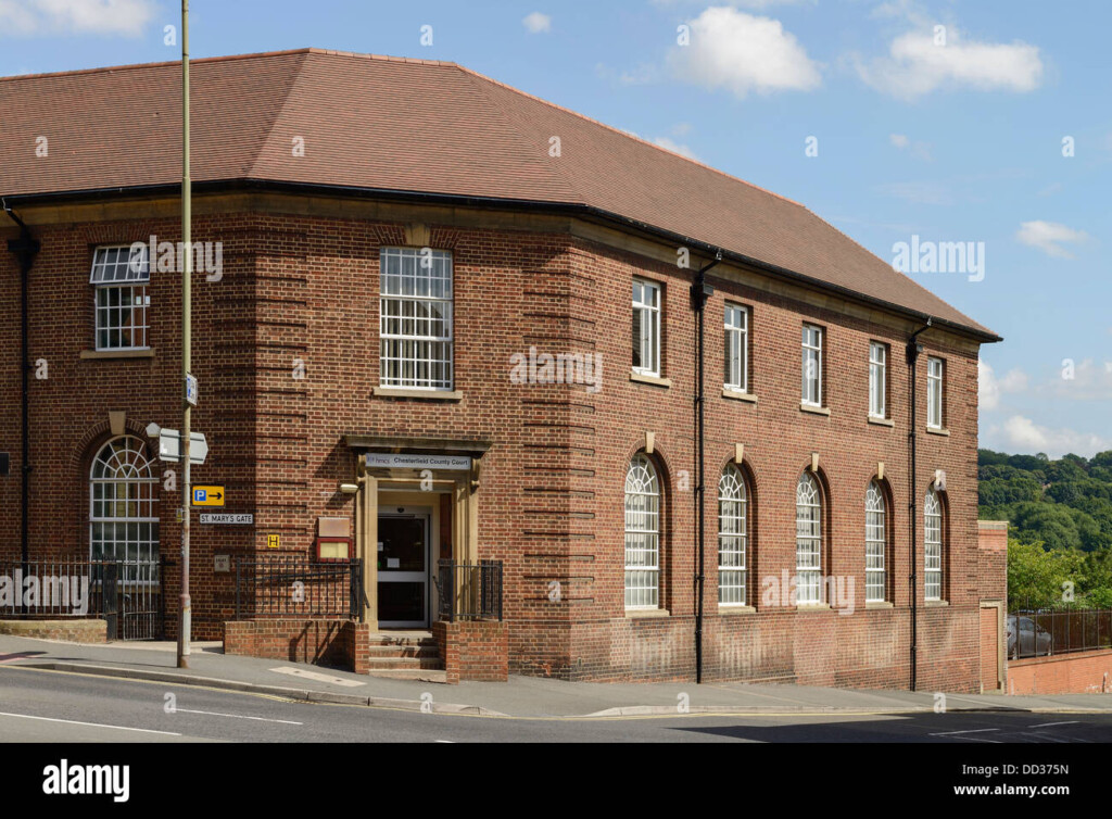 Chesterfield County Court Building Chesterfield Derbyshire UK Stock 