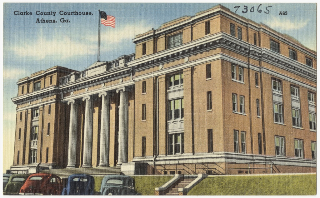 Clarke County Courthouse Athens Ga Digital Commonwealth