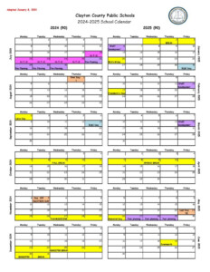 Clayton County Public Schools Calendar Holidays 2024 2025