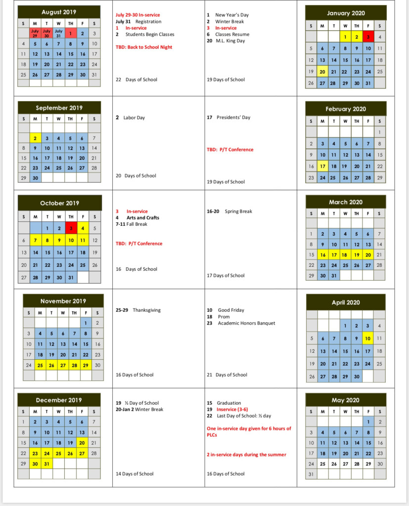 College Of Lake County Calendar Printable Word Searches