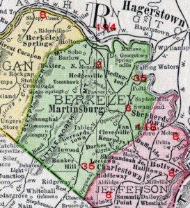 County W Va Map