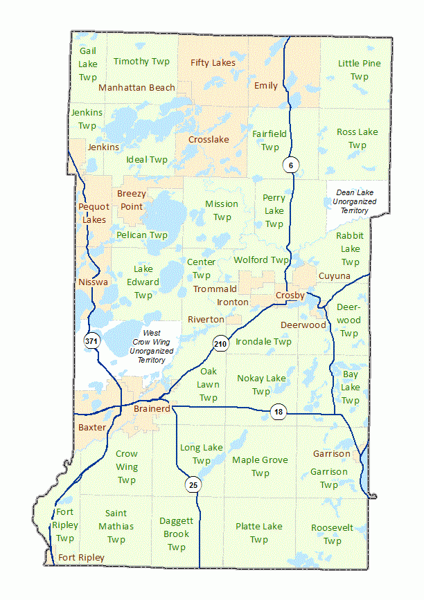 Crow Wing County Interactive Map Shari Demetria