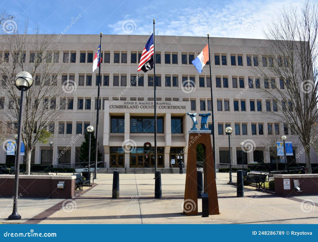 Cumberland County Courthouse Fayetteville NC Editorial Stock Image 