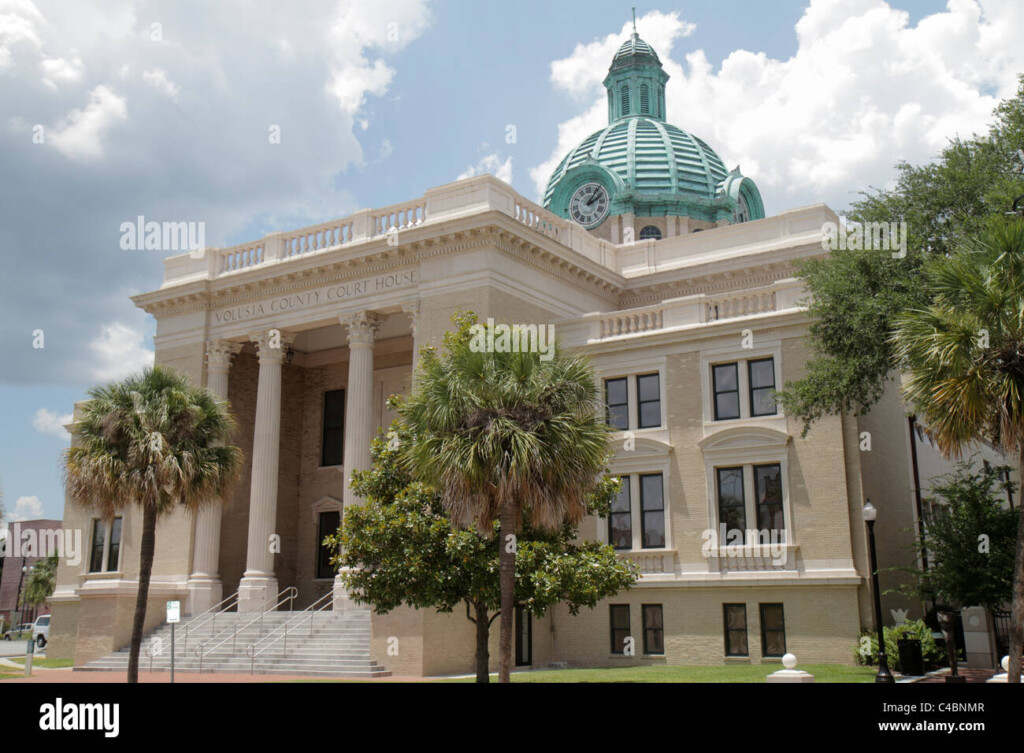 Deland Florida Volusia County Court House courthouse historic Building 