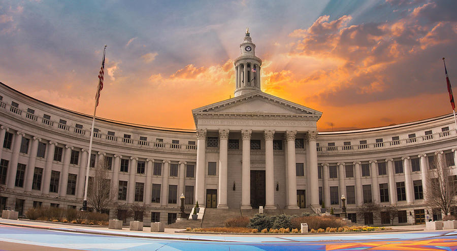 Denver County Court Photograph By La Moon Art Fine Art America