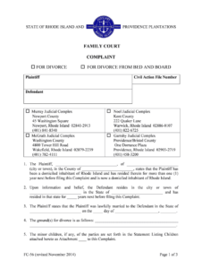 Family Court Calendar Ri Corina Cherilyn