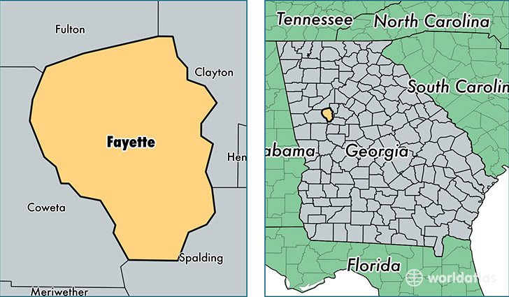 Fayette County Ga Map Hiking In Map