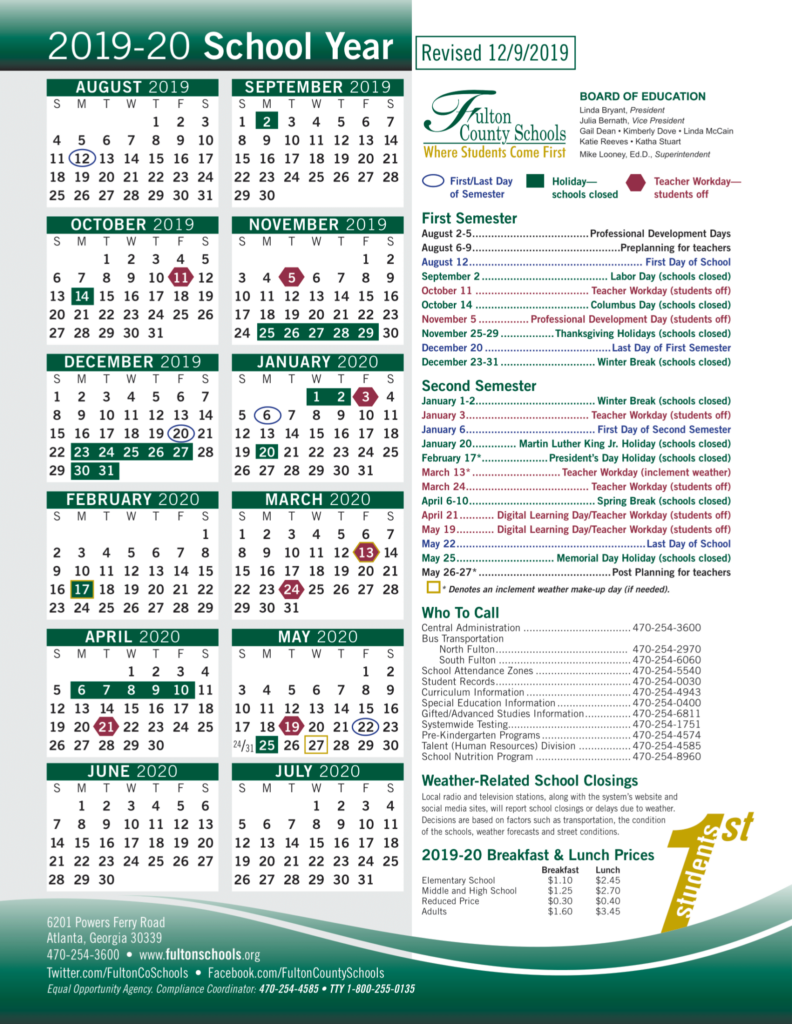 Fulton County Schools Calendar 24 25 Cyndi Maryann