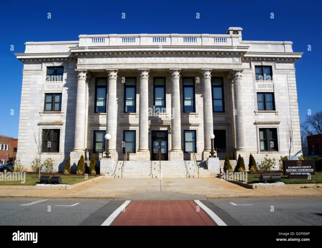 Graham North Carolina Alamance County Court House Stock Photo Alamy