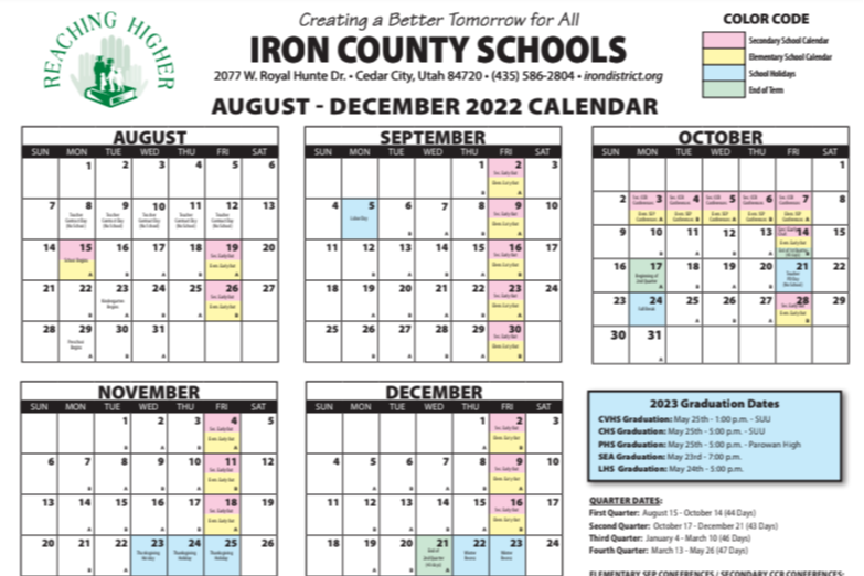 Iron County Court Calendar Danya Ellette
