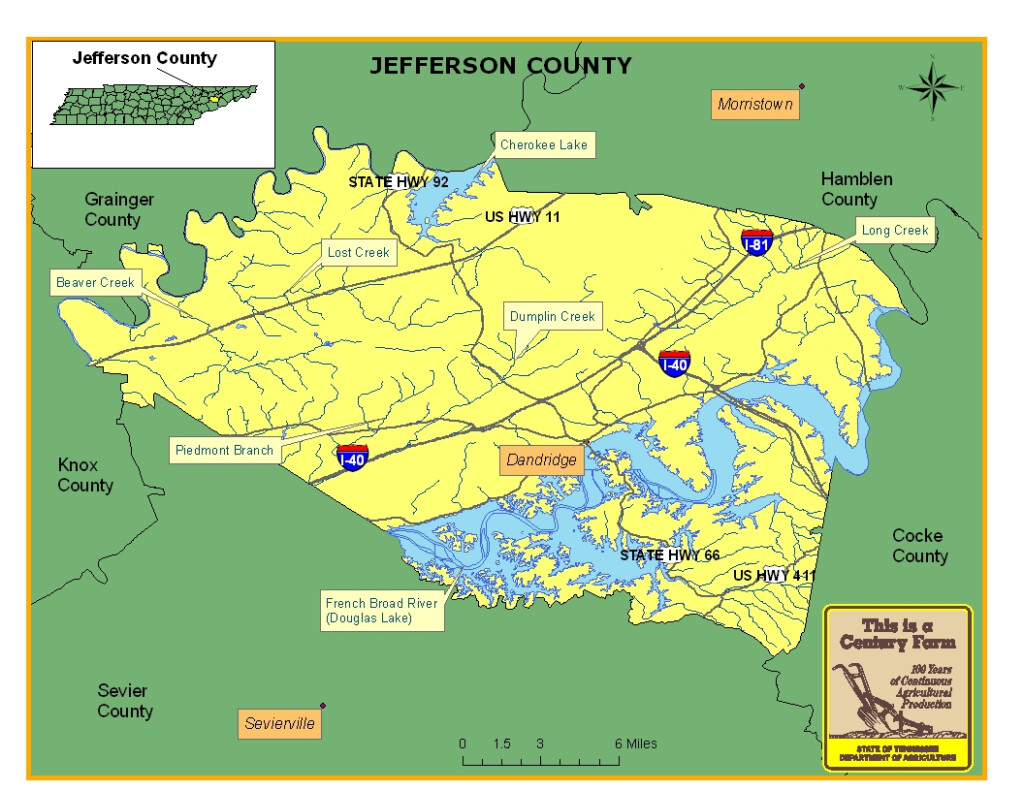 Jefferson County Tennessee Century Farms