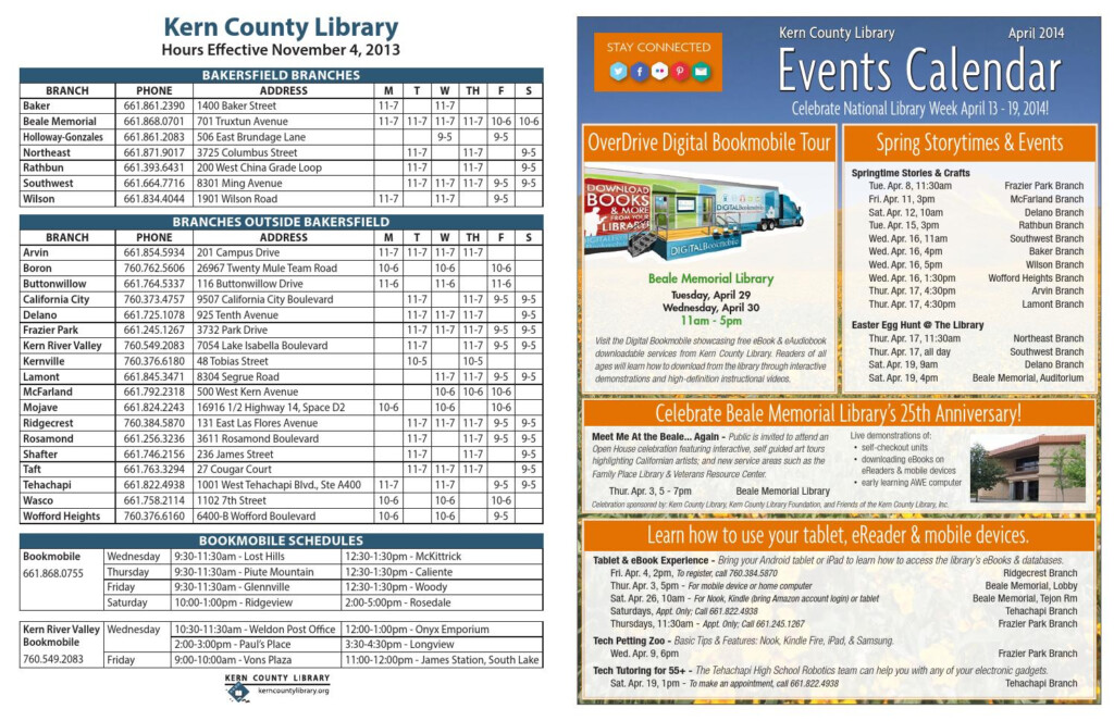 Kern Court Calendar