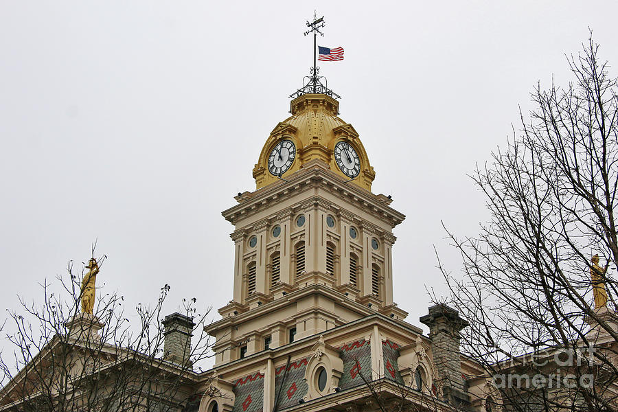 Licking County Courthouse Newark Ohio 8530 Photograph By Jack Schultz 