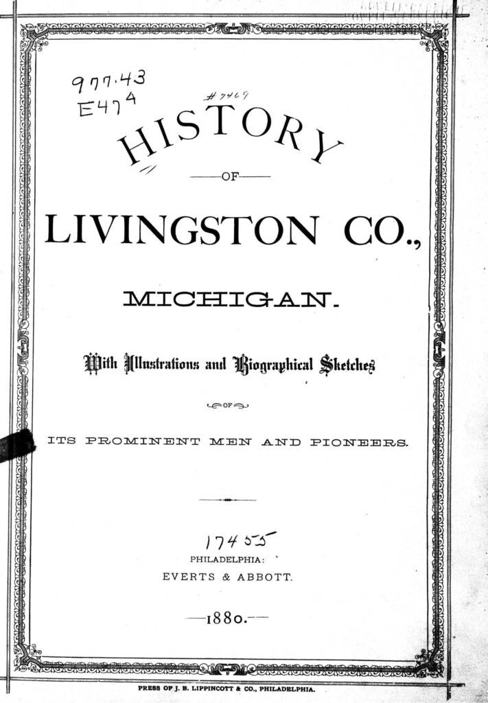 Livingston County Archives Michigan Genealogy