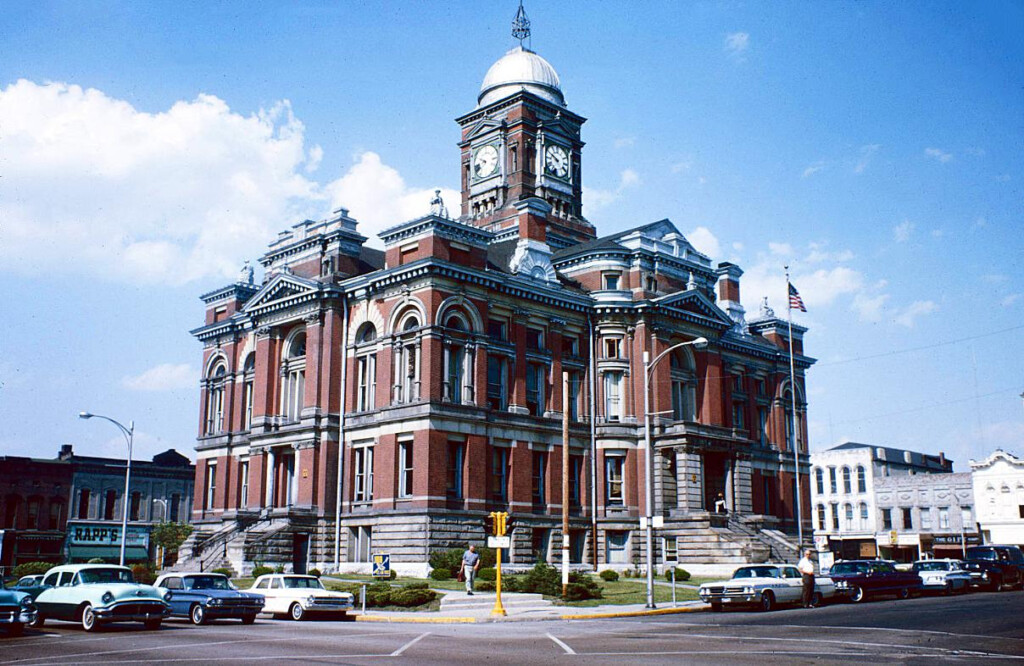 Madison County Courthouse In Anderson Indiana In 1964 Demolished In 