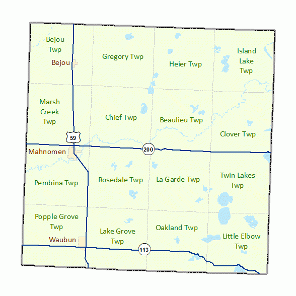 Mahnomen County Maps