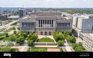 Milwaukee County Circuit Court Building Milwaukee WI USA Stock Photo