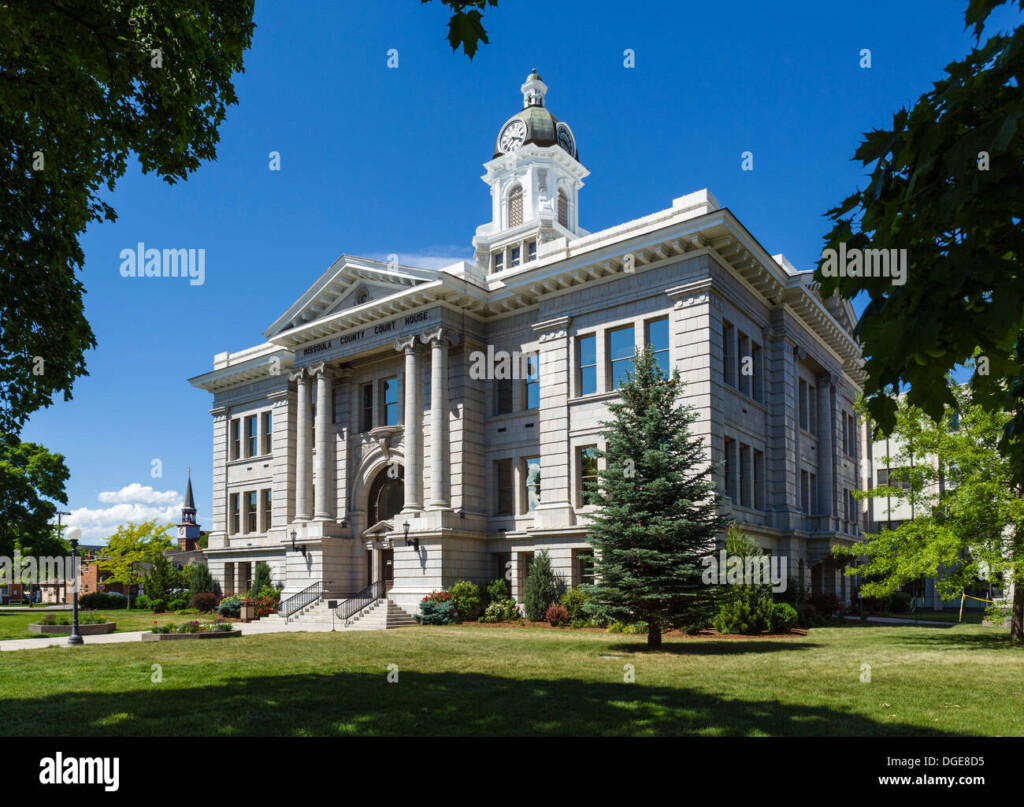 Missoula County Courthouse On W Broadway St In Historic Downtown 