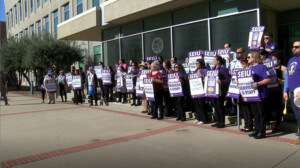 Monterey County Court Workers Rally For Higher Wages Strike Possible