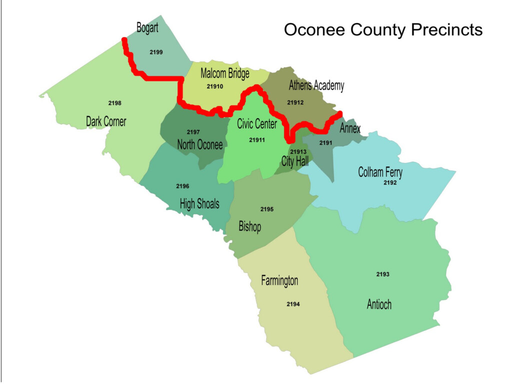 Oconee County Observations Proposed New Georgia House Districts Weaken 
