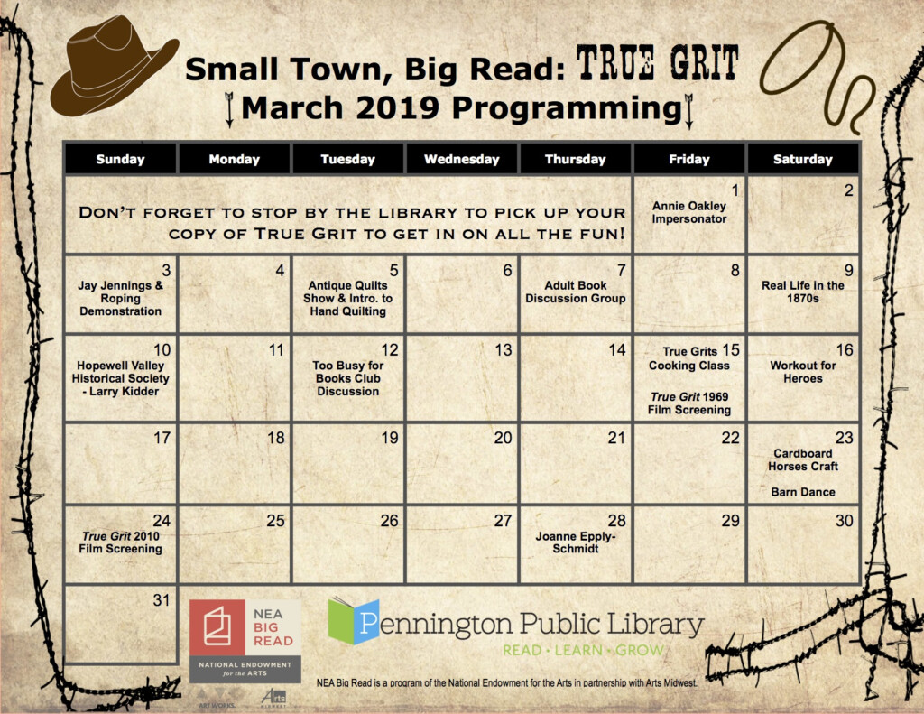 Pennington County Court Calendar Printable Word Searches