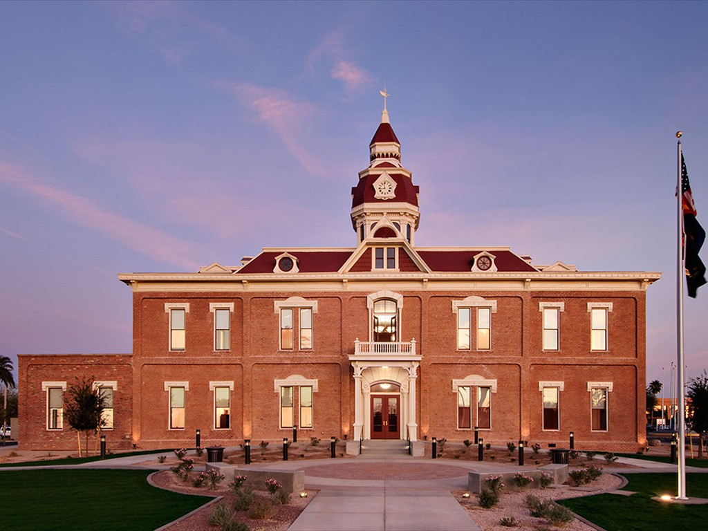 Pinal County Courthouse Re View Windows