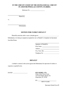 Pinellas County Clerk Of Court Forms Fill Online Printable Fillable