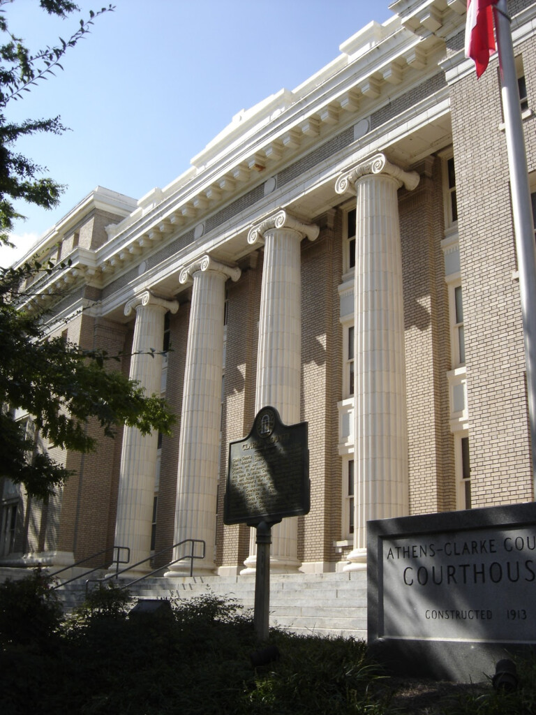 Places To Go Buildings To See Athens Clarke County Courthouse 
