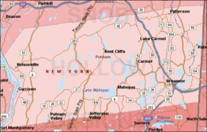 Putnam County New York Color Map