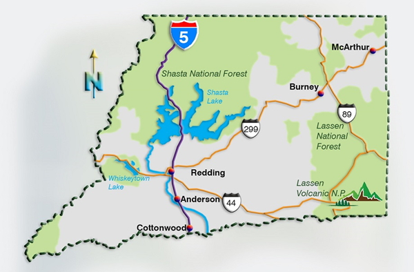 Shasta County Map Shasta County Office Of Education