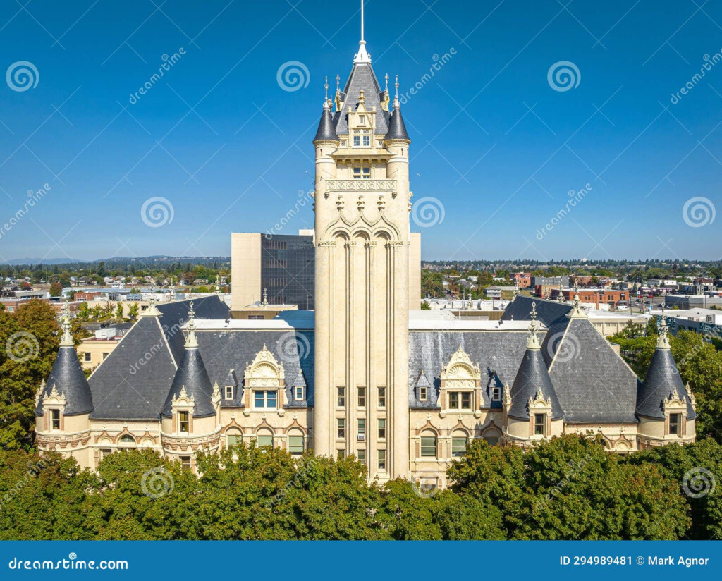 Spokane County Superior Court Castle Building Stock Image Image Of 