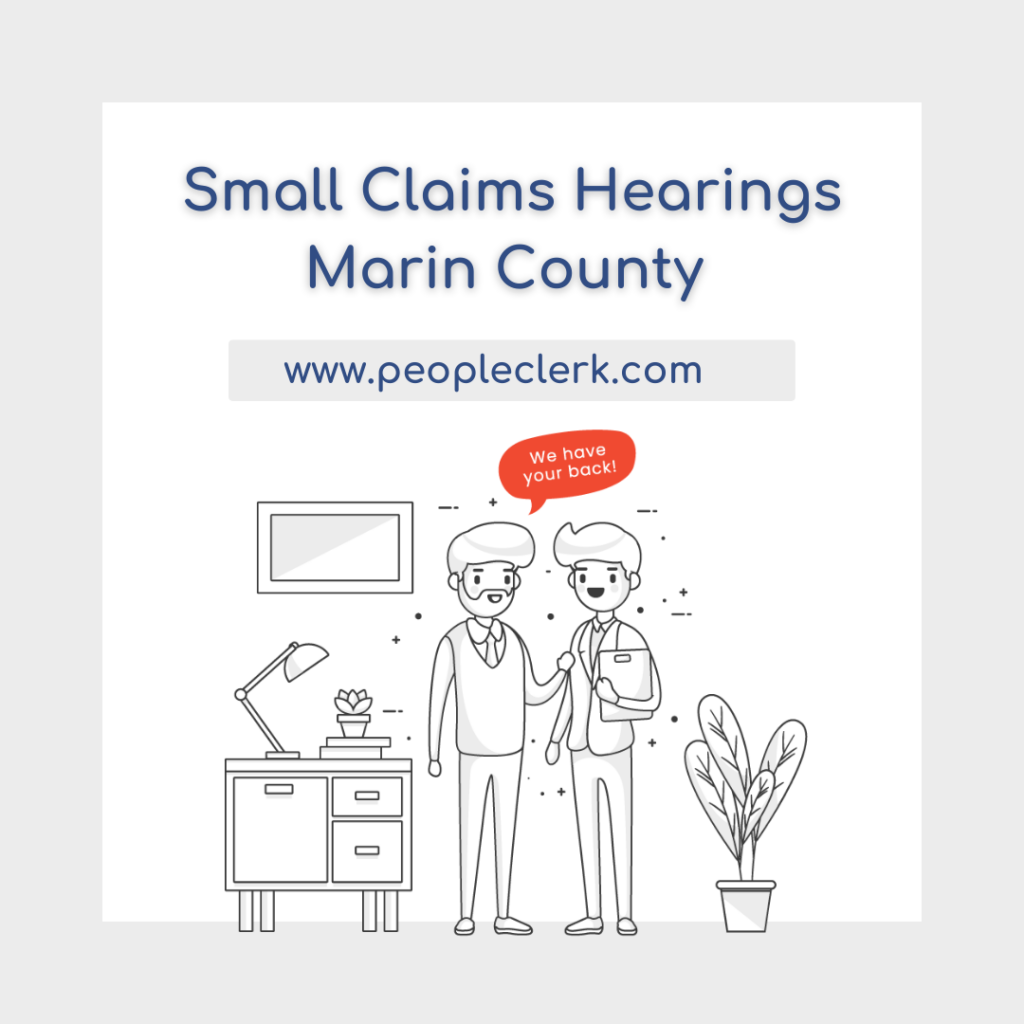 The Small Claims Hearing Marin County
