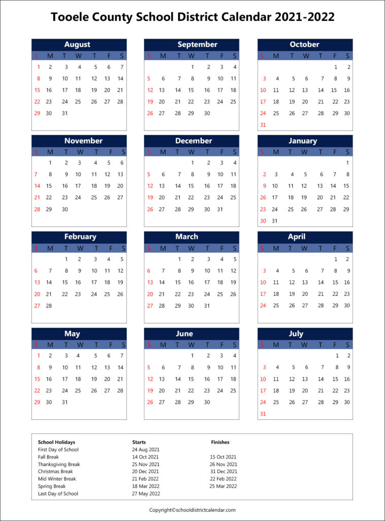 Tooele Court Calendar Printable Word Searches