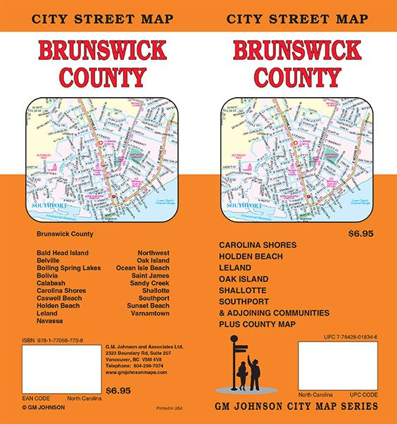 Topographic Map Of Brunswick County North Carolina United States Map