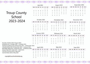 Troup County Clerk Of Court Calendar Daisy Elberta