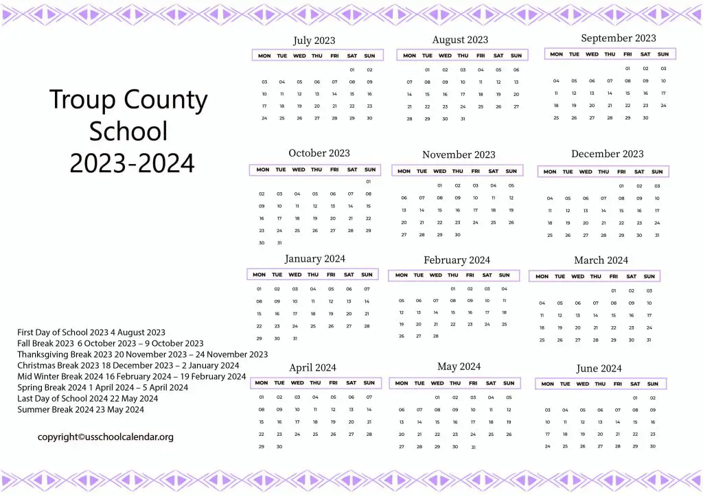 Troup County Clerk Of Court Calendar Daisy Elberta