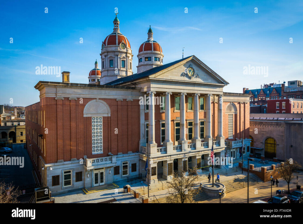 View Of The York County Courthouse In York Pennsylvania Stock Photo 