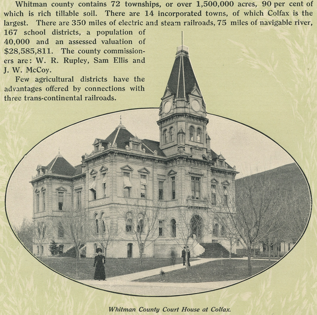 Whitman County Court House 1908 Colfax Washington Flickr