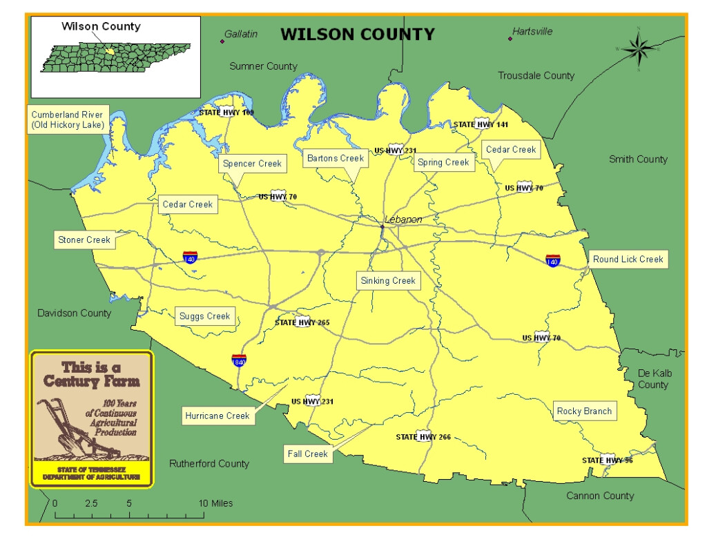 Wilson County Tennessee Century Farms